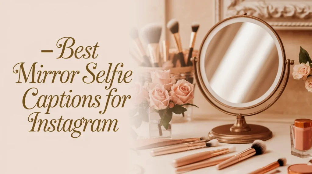 Short Mirror Selfie Captions with Deep Meaning