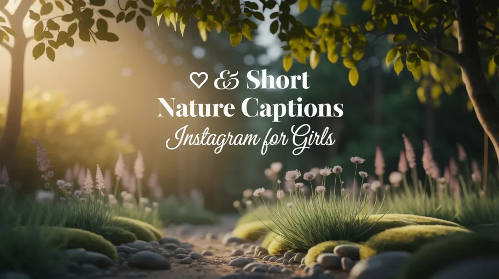 Short Nature Captions for Instagram for Girls