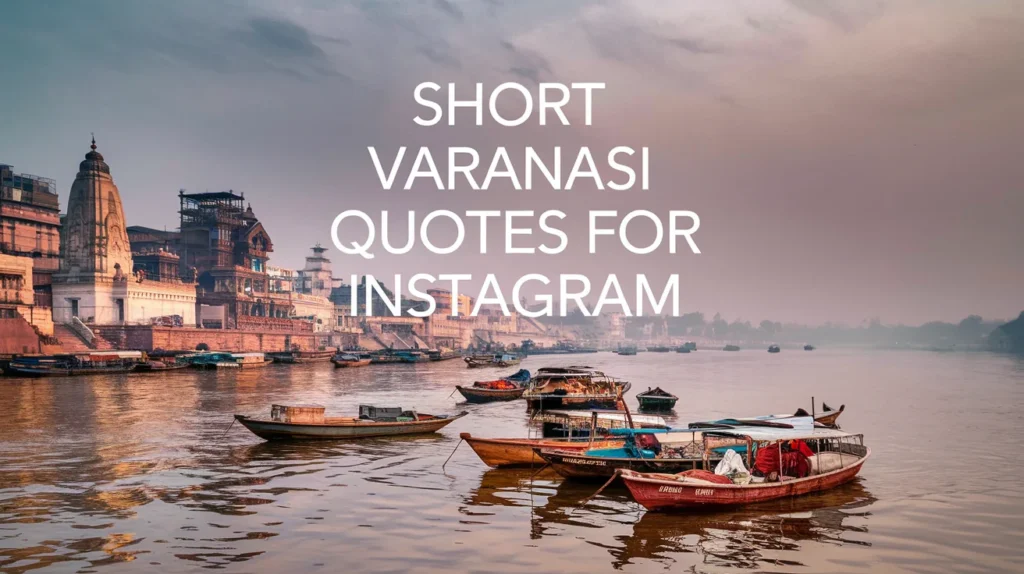 Short Varanasi Quotes For Instagram
