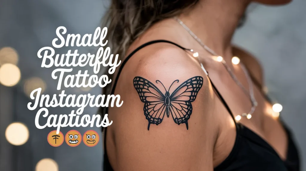 Small Butterfly Tattoo Instagram Captions