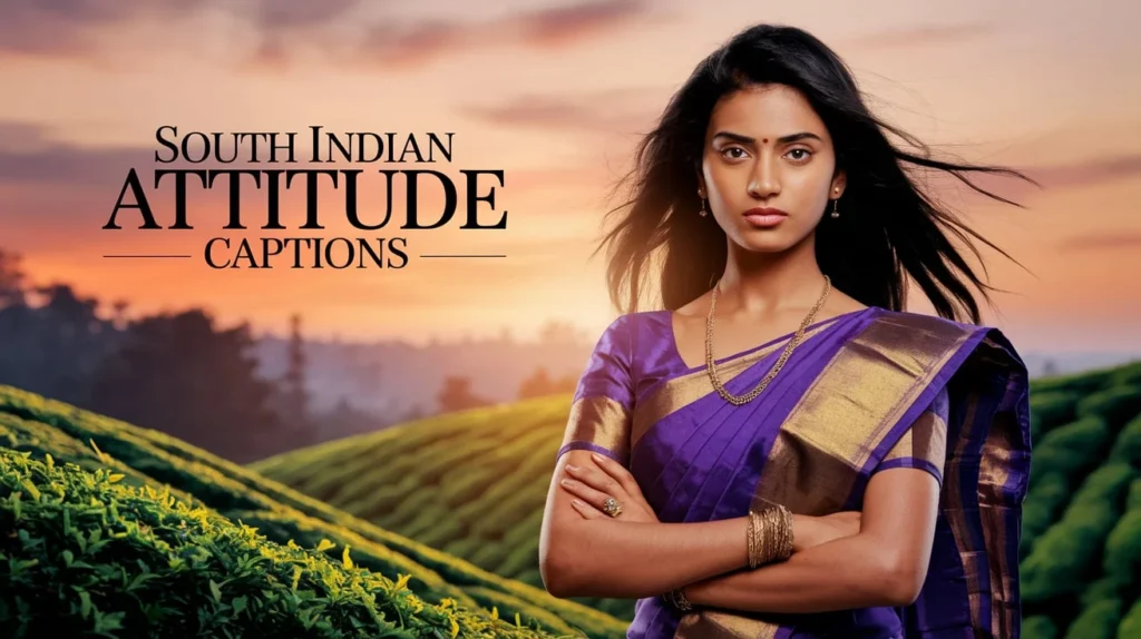 South Indian Attitude Captions