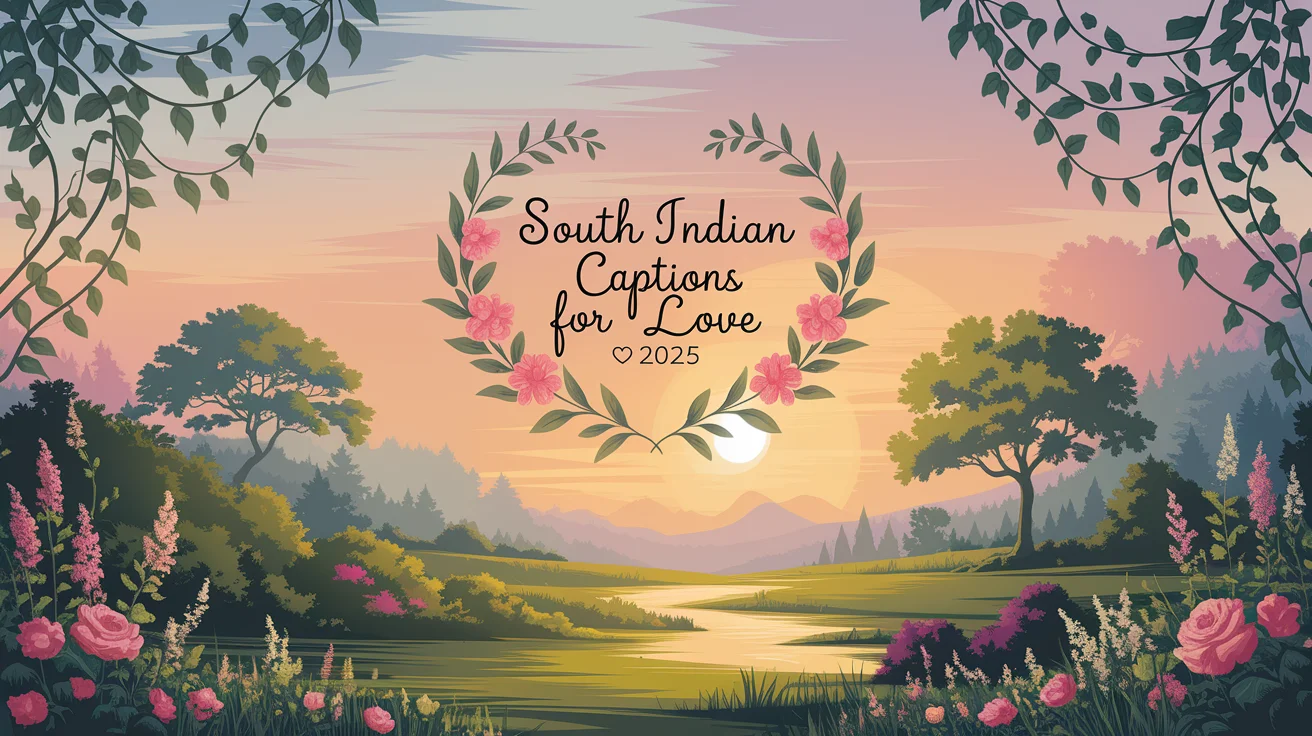 South Indian Captions for Love