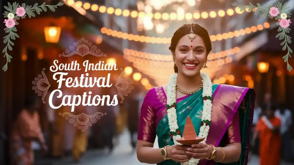 South Indian Festival Captions