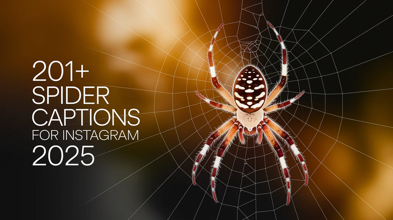 Spider Captions For Instagram