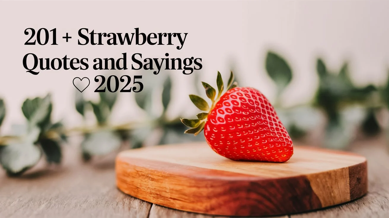 Strawberry Quotes and Sayings