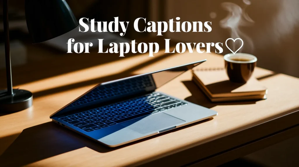 Study Captions for Laptop Lovers