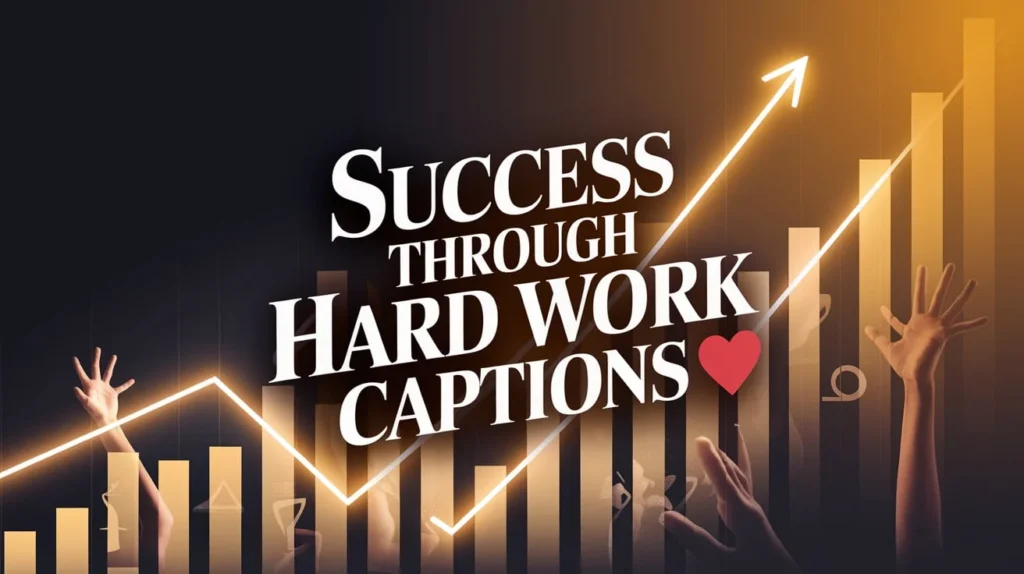 Success Through Hard Work Captions