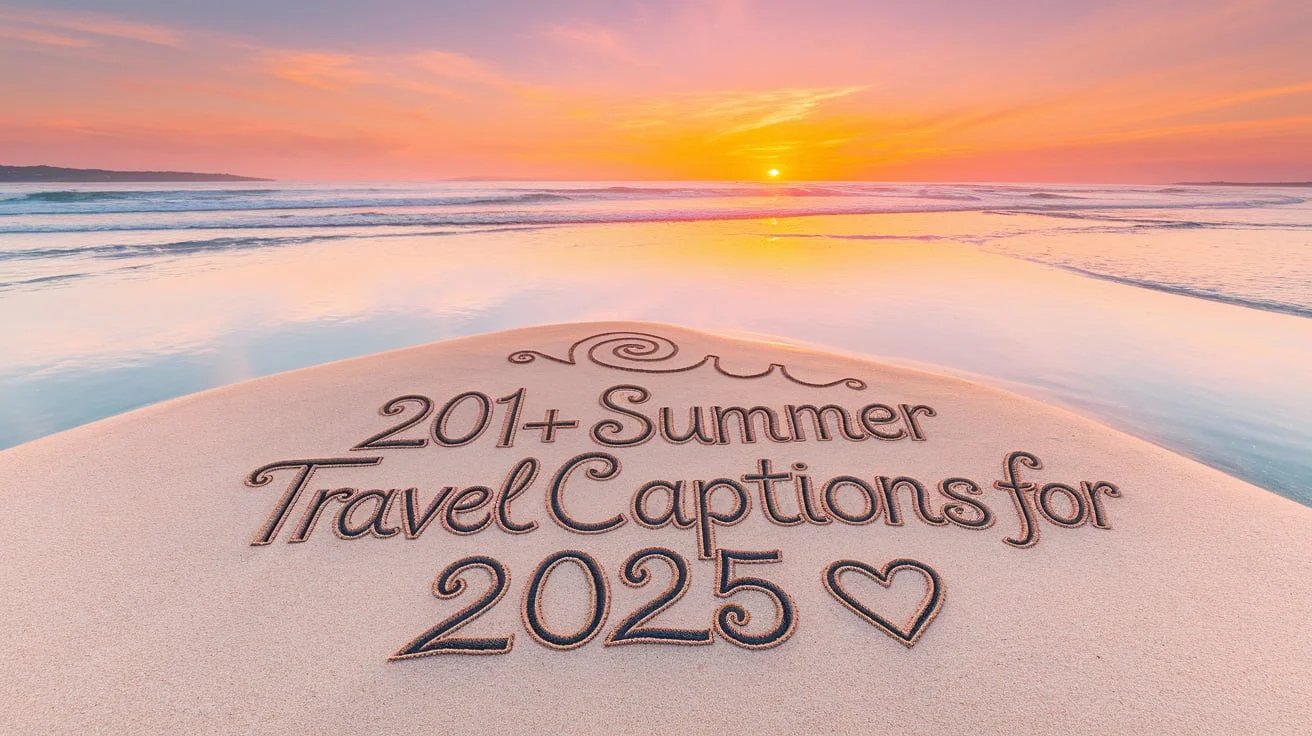 Summer Travel Captions for Instagram