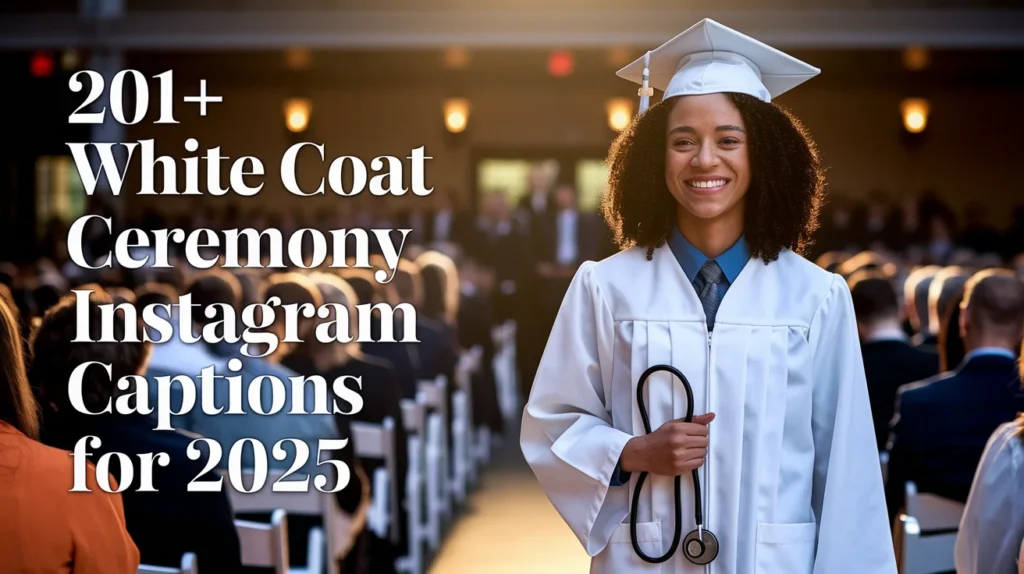White Coat Ceremony Instagram Captions