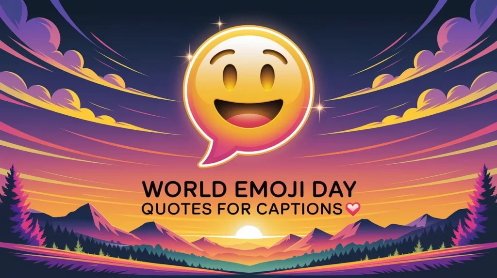World Emoji Day Quotes for Captions