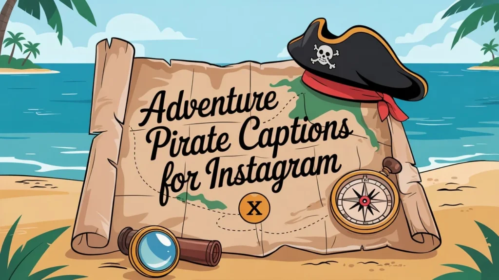 Adventure Pirate Captions for Instagram