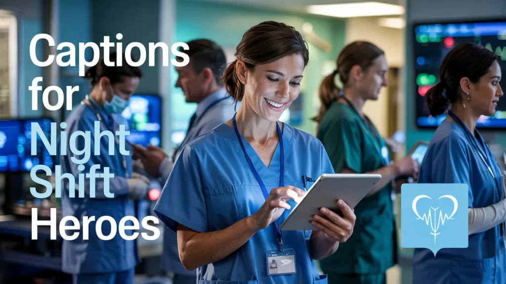 Captions for Night Shift Heroes