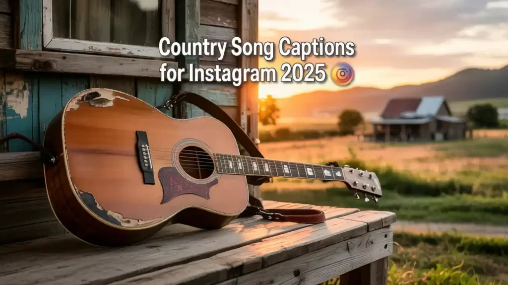 Country Song Captions for Instagram