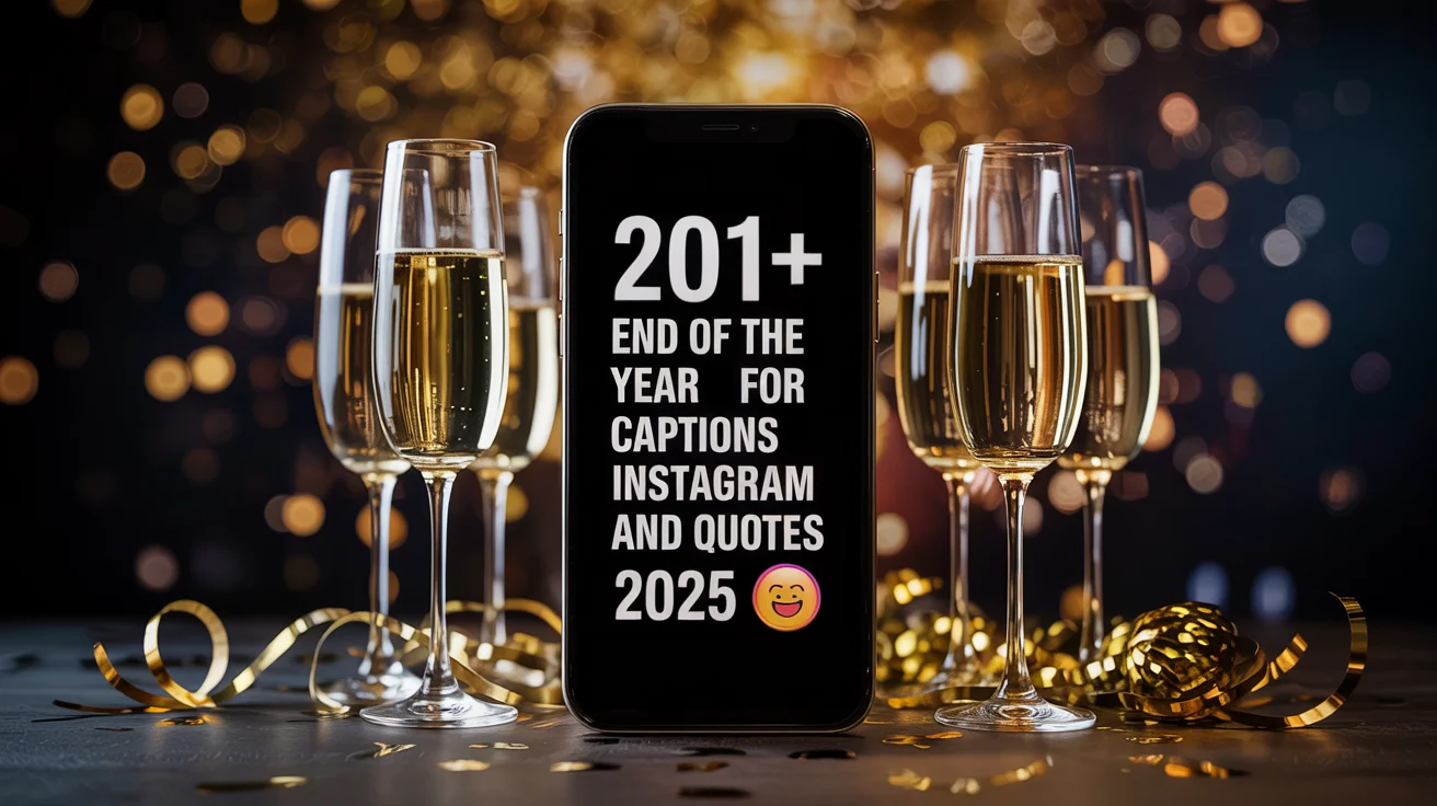 End of the Year Captions for Instagram and Quotes
