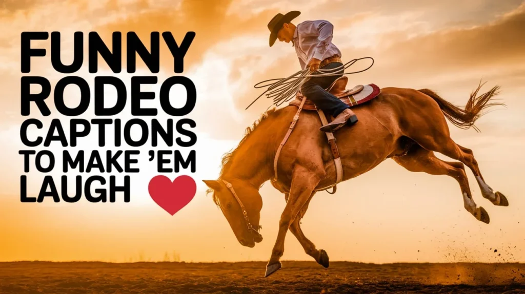 Funny Rodeo Captions to Make 'Em Laugh