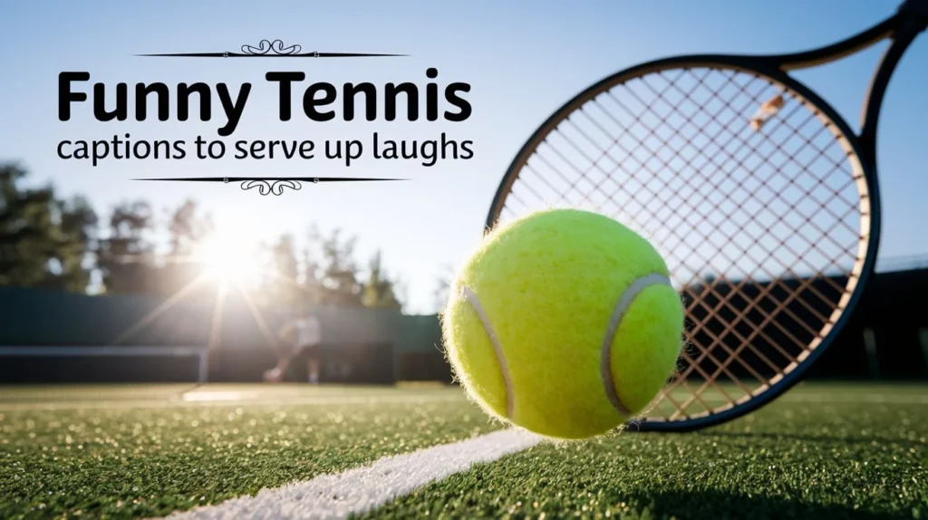 Funny Tennis Captions to Serve Up Laughs