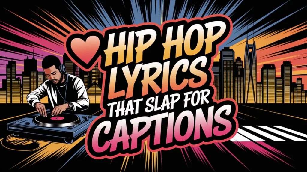 Hip Hop Lyrics That Slap for Captions