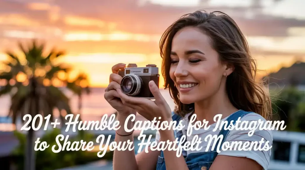 Humble Captions for Instagram to Share Your Heartfelt Moments