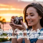Humble Captions for Instagram to Share Your Heartfelt Moments