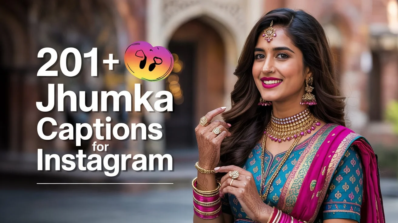 Jhumka Captions for Instagram