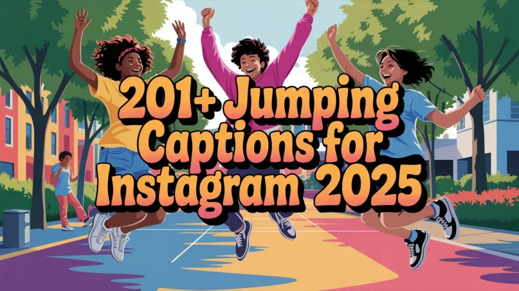Jumping Captions for Instagram