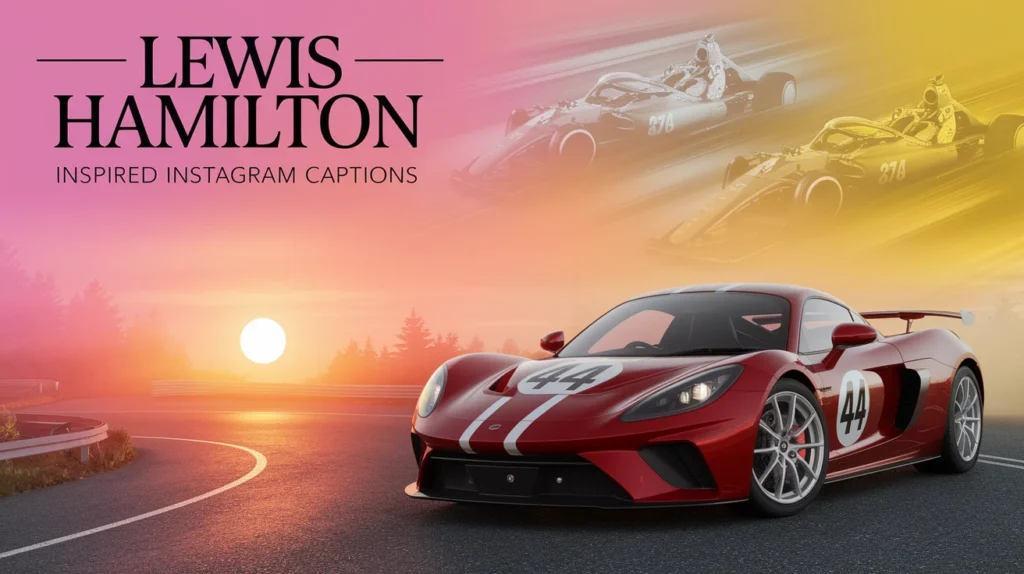 Lewis Hamilton Inspired Instagram Captions