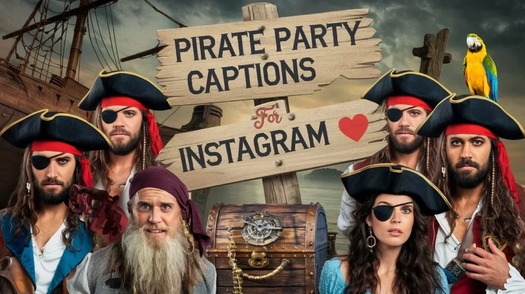 Pirate Party Captions for Instagram