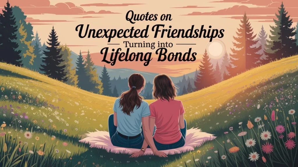Quotes on Unexpected Friendships Turning Into Lifelong Bonds