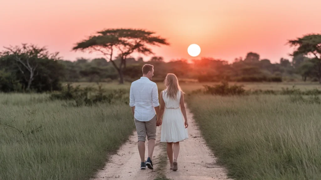 Romantic Safari Captions for Couples