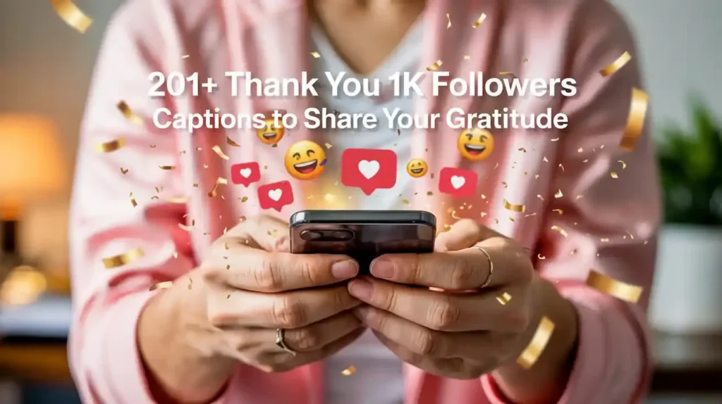 Thank You for 1k Followers Instagram Captions