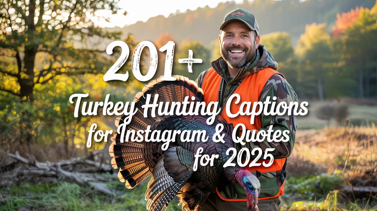 Turkey Hunting Captions for Instagram and Quotes